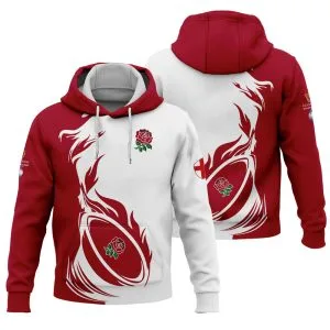 England Rugby Team - Six Nations Championship 2026 MUK15 Luxury  Hoodie