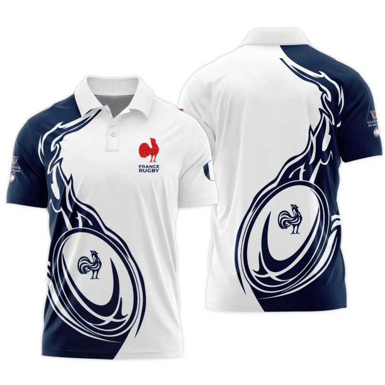 Sweat à Capuche Rugby XV France - Cadeau Pour Joueur Et Fan - Design Silhouette Joueur