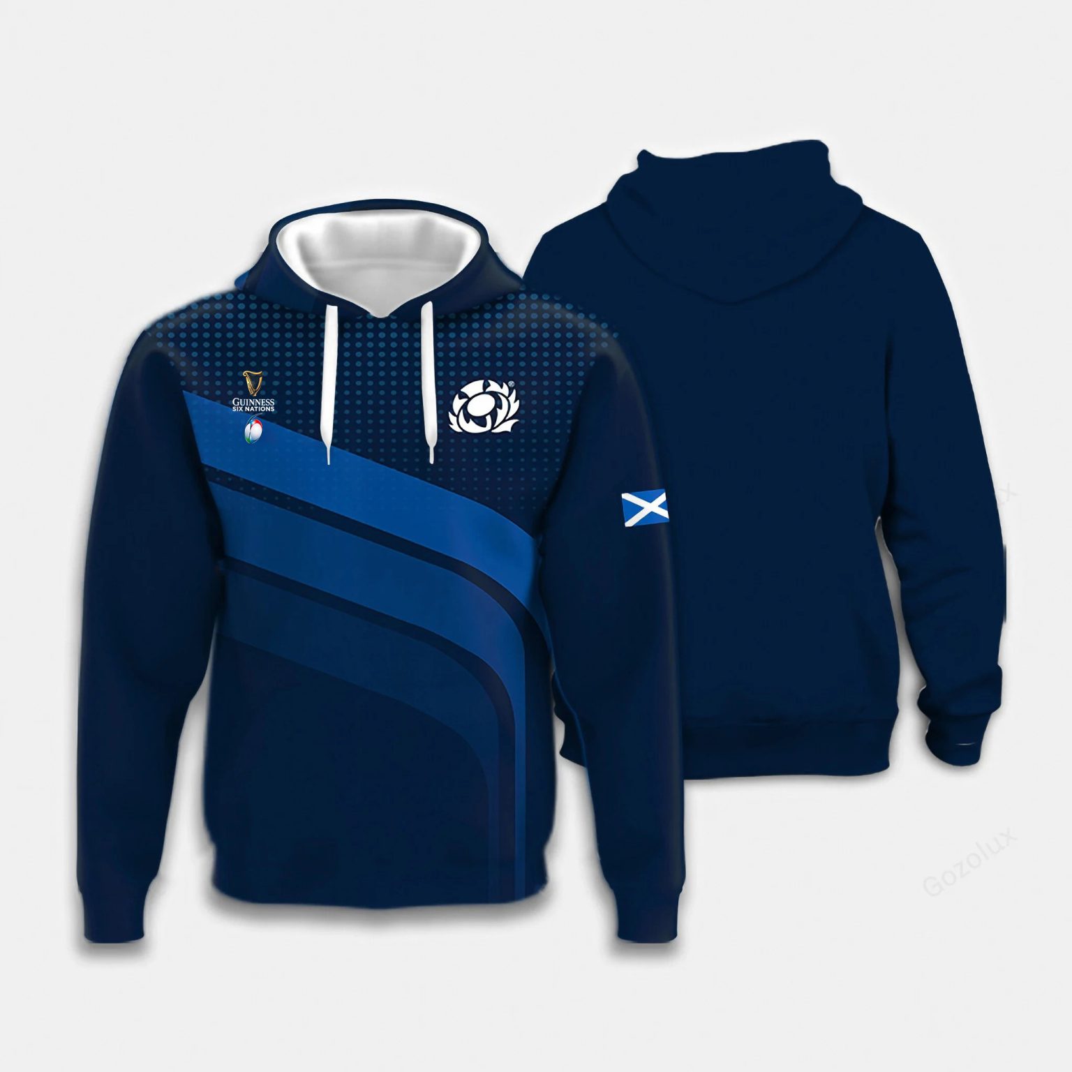 Scotland Rugby Team – Six Nations Championship 2024 HDSC4 Hoodie ...