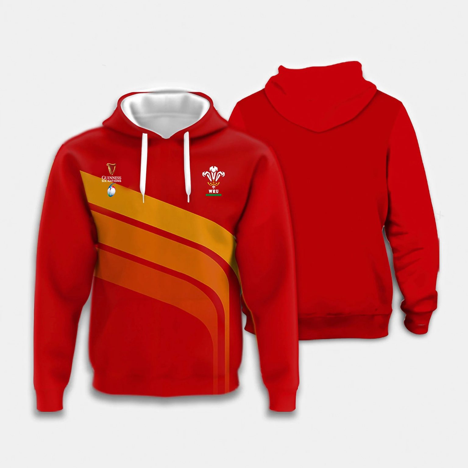 Wales Rugby Team – Six Nations Championship 2024 HDWL1 Hoodie - Rugby Shop