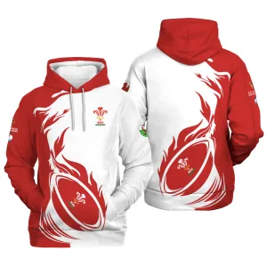 Wales Rugby Team – Six Nations Championship 2026 MWL1 Luxury Hoodie