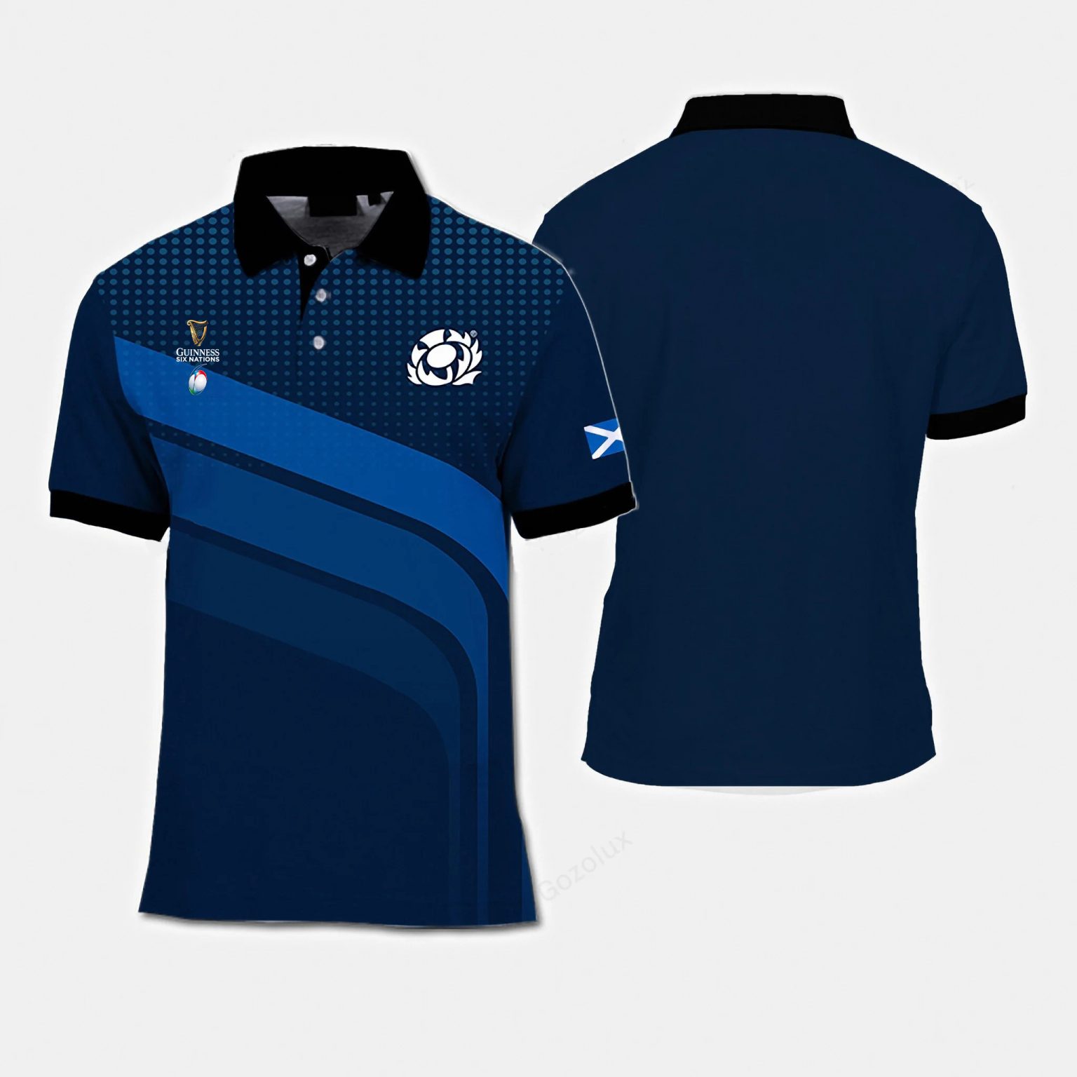 Scotland Rugby Team – Six Nations Championship 2025 PLSC2 Luxury Polo