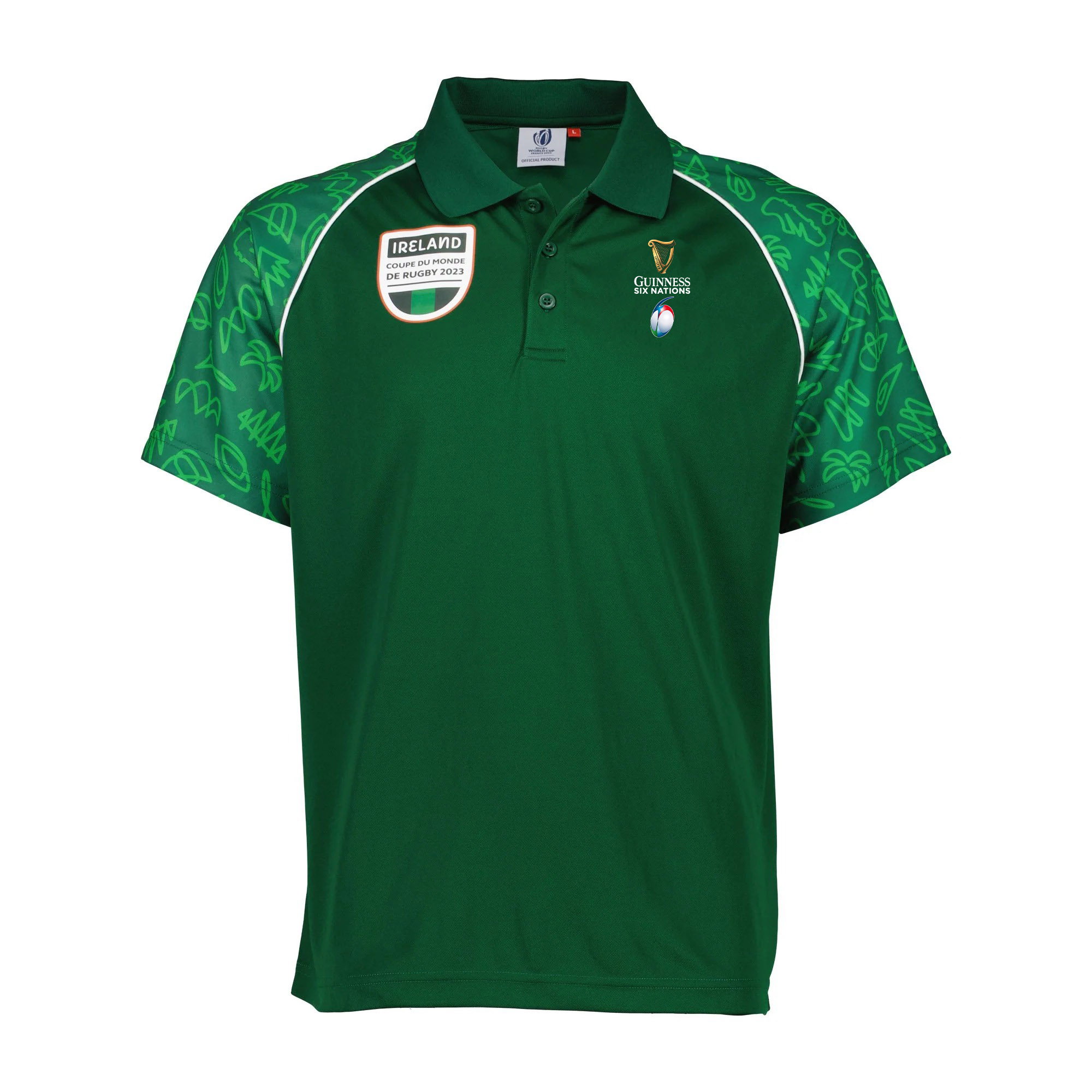 Ireland Rugby Team – Six Nations Championship 2024 PLIE9 Luxury Polo ...