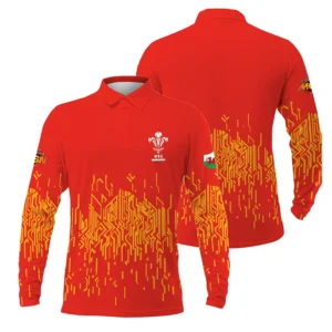 Wales Rugby Team – Six Nations Championship 2026 MWL50 Luxury Long Polo