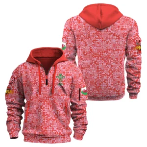 Wales Rugby Team – Six Nations Championship 2026 MWL51 Luxury Zip Hoodie