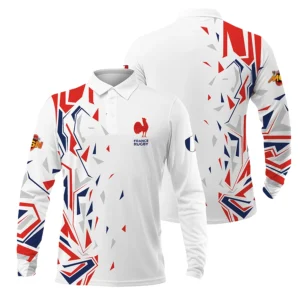 Équipe de France de Rugby à XV – Tournoi des Six Nations 2026 – Vêtements de Luxe MFR50 Long  Polo