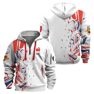 Équipe de France de Rugby à XV – Tournoi des Six Nations 2026 – Vêtements de Luxe MFR50 sweat à capuche zippé