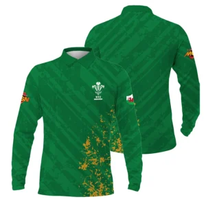 Wales Rugby Team – Six Nations Championship 2026 MWL52 Luxury Long Polo