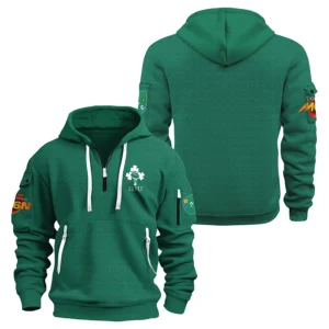 Ireland Rugby Team – Six Nations Championship 2026 MIE50 Luxury Zip Hoodie