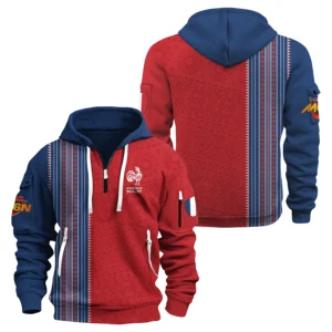 Équipe de France de Rugby à XV – Tournoi des Six Nations 2026 – Vêtements de Luxe MFR52 sweat à capuche zippé
