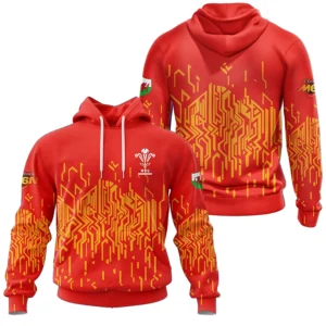 Wales Rugby Team – Six Nations Championship 2026 MWL50 Luxury Hoodie