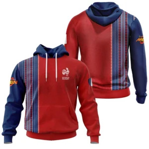Équipe de France de Rugby à XV – Tournoi des Six Nations 2026 – Vêtements de Luxe MFR52 sweat à capuche