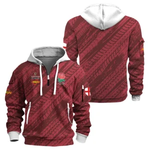 England Rugby Team – Six Nations Championship 2026 MUK54 Luxury Zip Hoodie