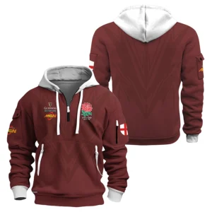 England Rugby Team – Six Nations Championship 2026 MUK53 Luxury Zip Hoodie