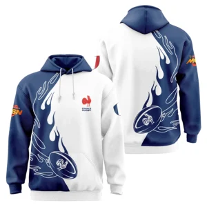 Équipe de France de Rugby à XV – Tournoi des Six Nations 2026 – Vêtements de Luxe MFR59  sweat à capuche