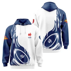 Équipe de France de Rugby à XV – Tournoi des Six Nations 2026 – Vêtements de Luxe MFR56  sweat à capuche