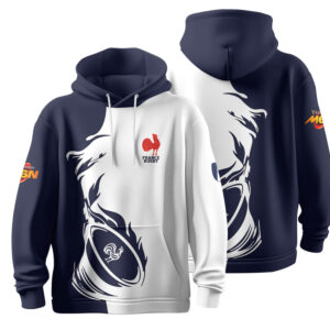Équipe de France de Rugby à XV – Tournoi des Six Nations 2026 – Vêtements de Luxe MFR99  sweat à capuche