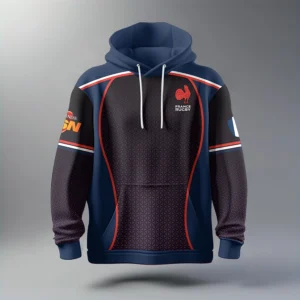 Équipe de France de Rugby à XV – Tournoi des Six Nations 2026 – Vêtements de Luxe MFR62  sweat à capuche