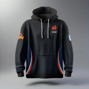 Équipe de France de Rugby à XV – Tournoi des Six Nations 2026 – Vêtements de Luxe MFR61  sweat à capuche