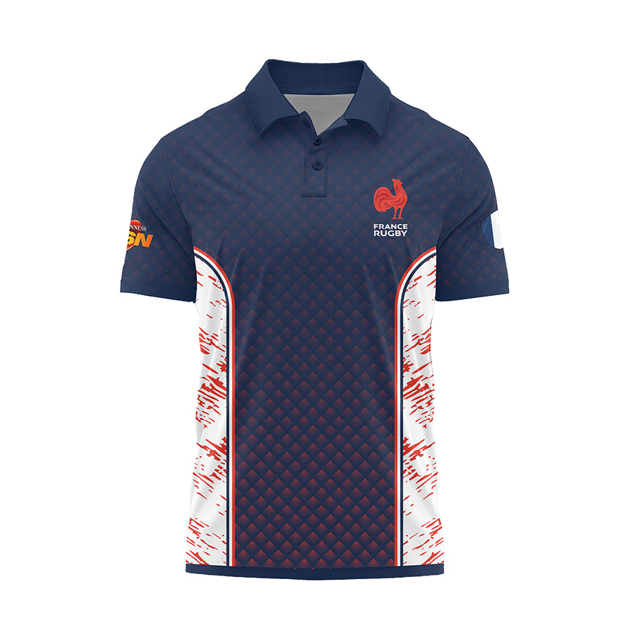 Équipe de France de Rugby à XV - Tournoi des Six Nations 2026 - Vêtements de Luxe MFR63 – Image 2