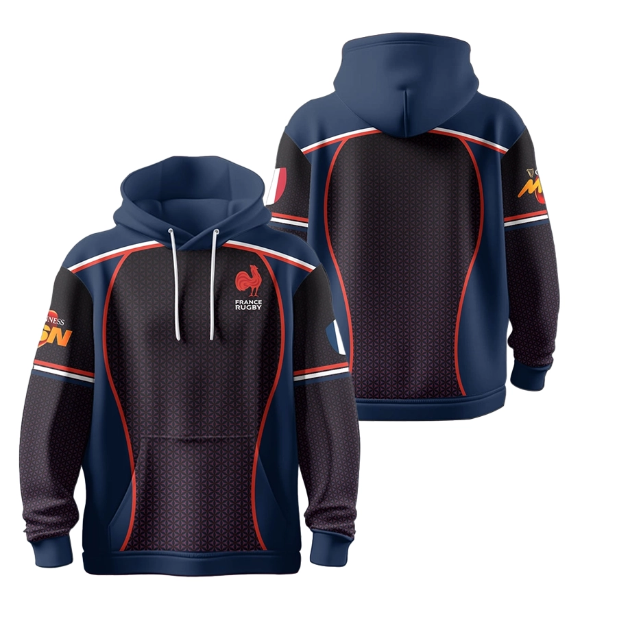 Équipe de France de Rugby à XV - Tournoi des Six Nations 2026 - Vêtements de Luxe MFR62 – Image 2