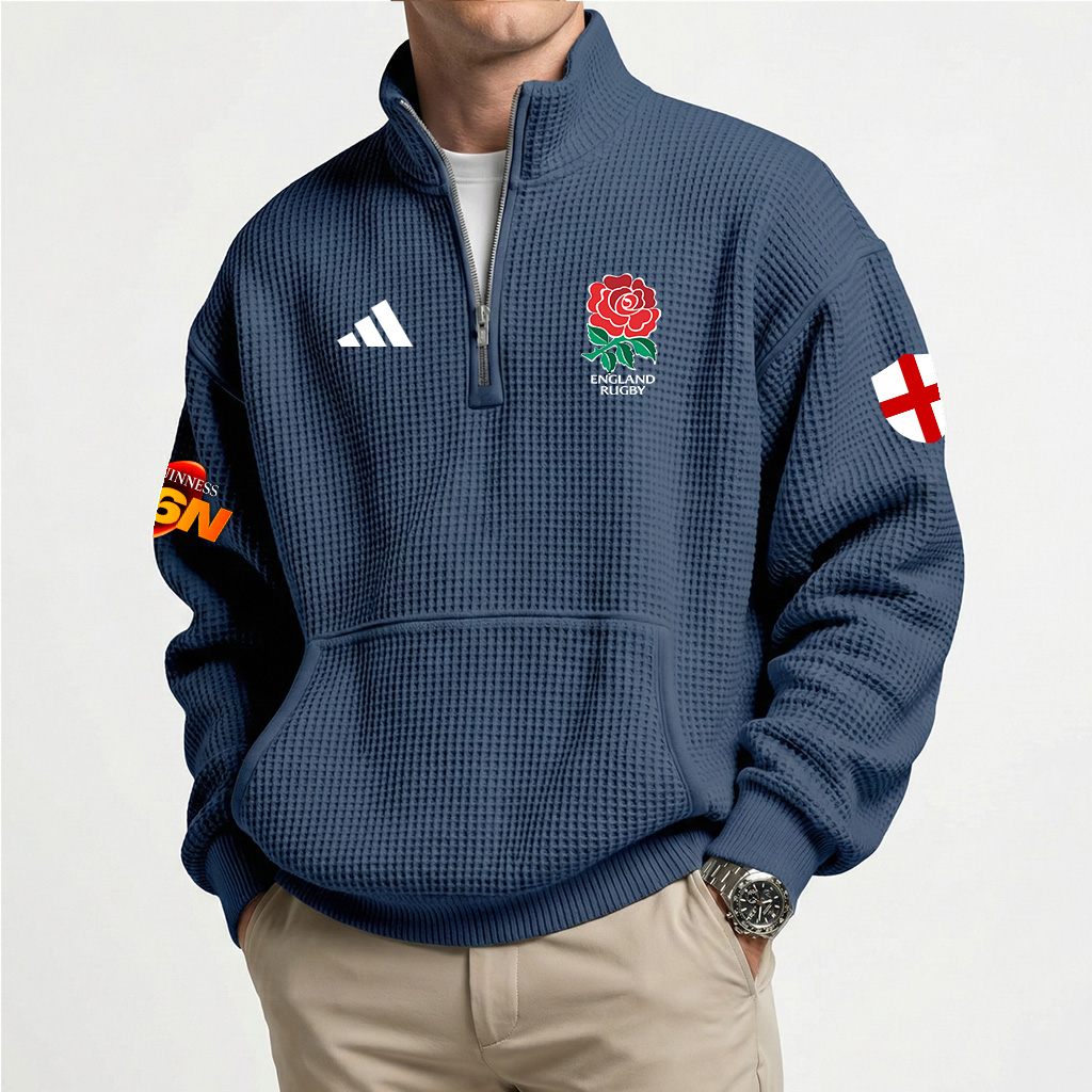 England Rugby Team – Six Nations Championship 2026 MUK101 Quarter- Zip - Image 4