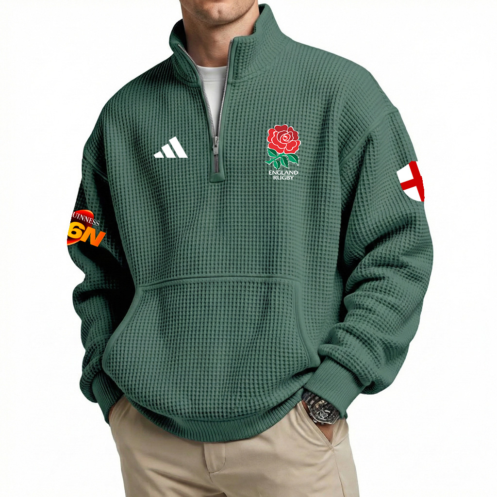England Rugby Team – Six Nations Championship 2026 MUK101 Quarter- Zip - Image 5