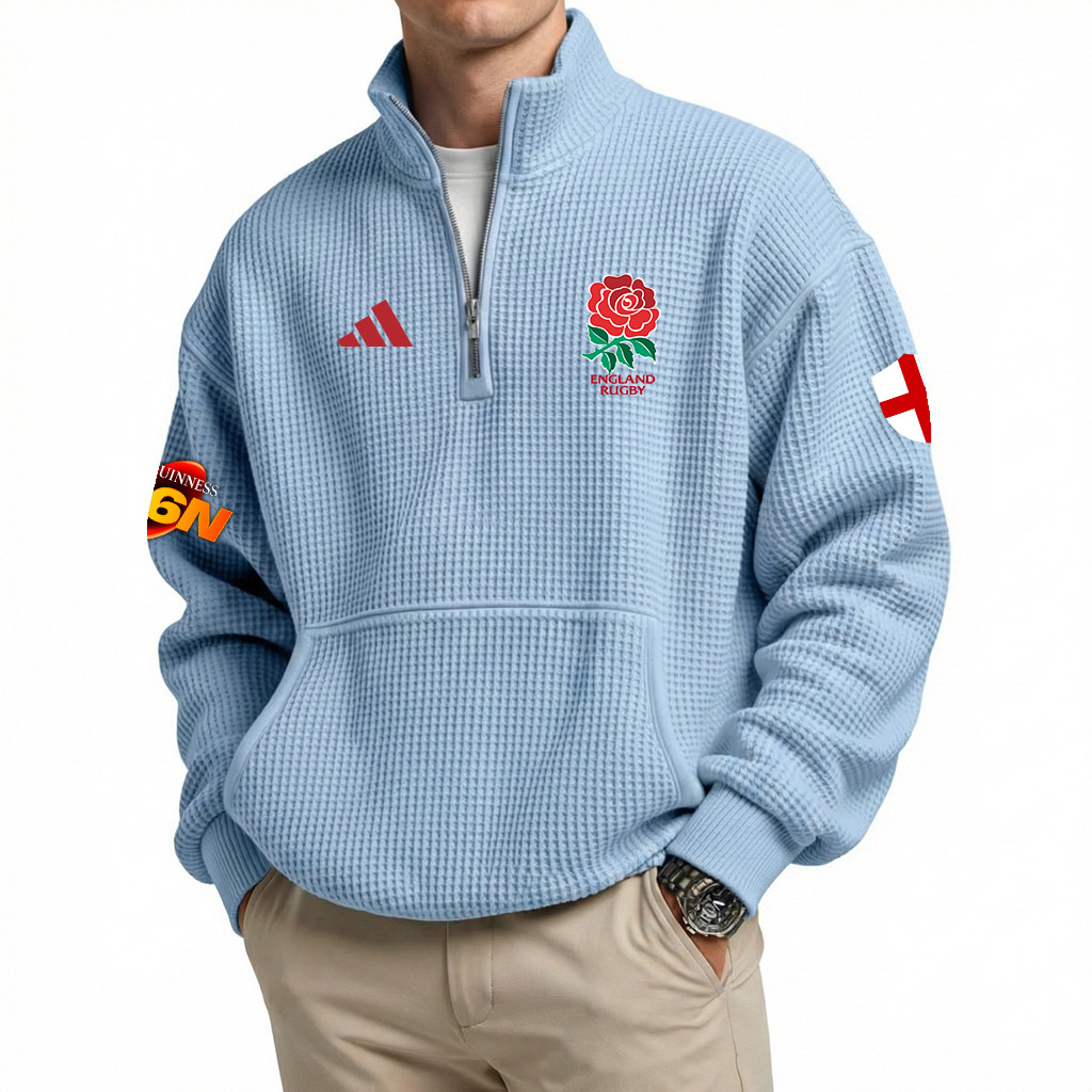 England Rugby Team – Six Nations Championship 2026 MUK101 Quarter- Zip - Image 6