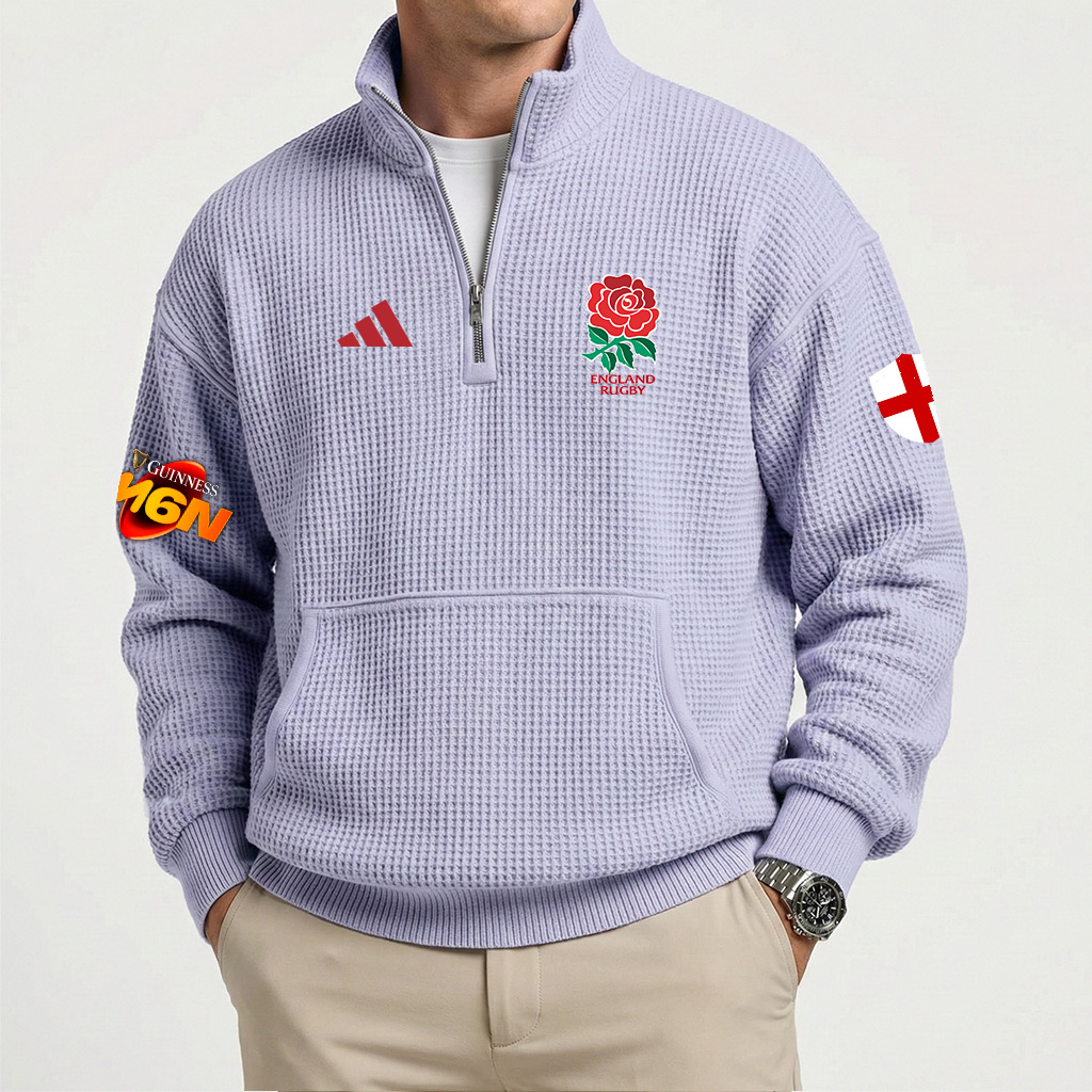 England Rugby Team – Six Nations Championship 2026 MUK101 Quarter- Zip - Image 8