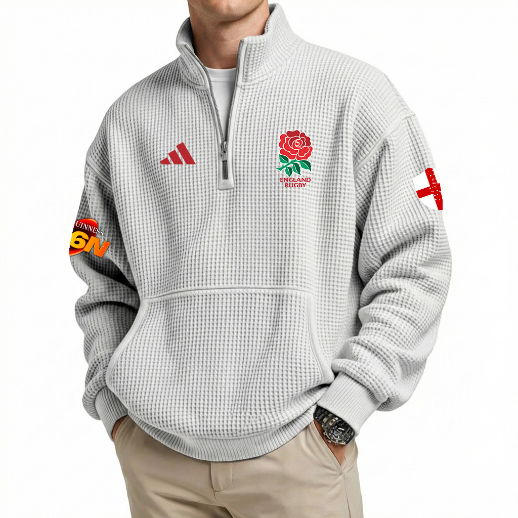 England Rugby Team – Six Nations Championship 2026 MUK101 Quarter- Zip - Image 10