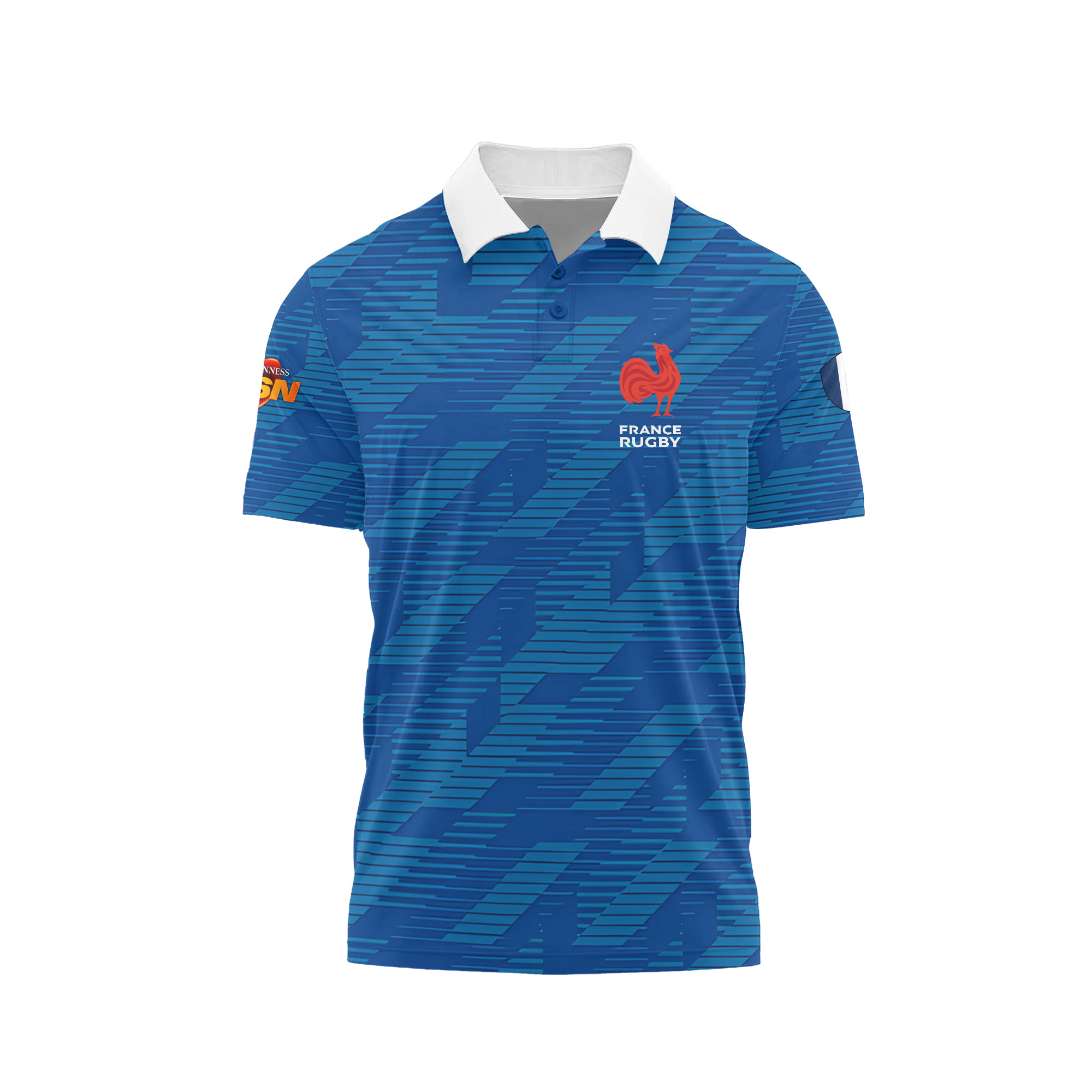 Équipe de France de Rugby à XV - Tournoi des Six Nations 2026 - Vêtements de Luxe MFR262 Polo – Image 3