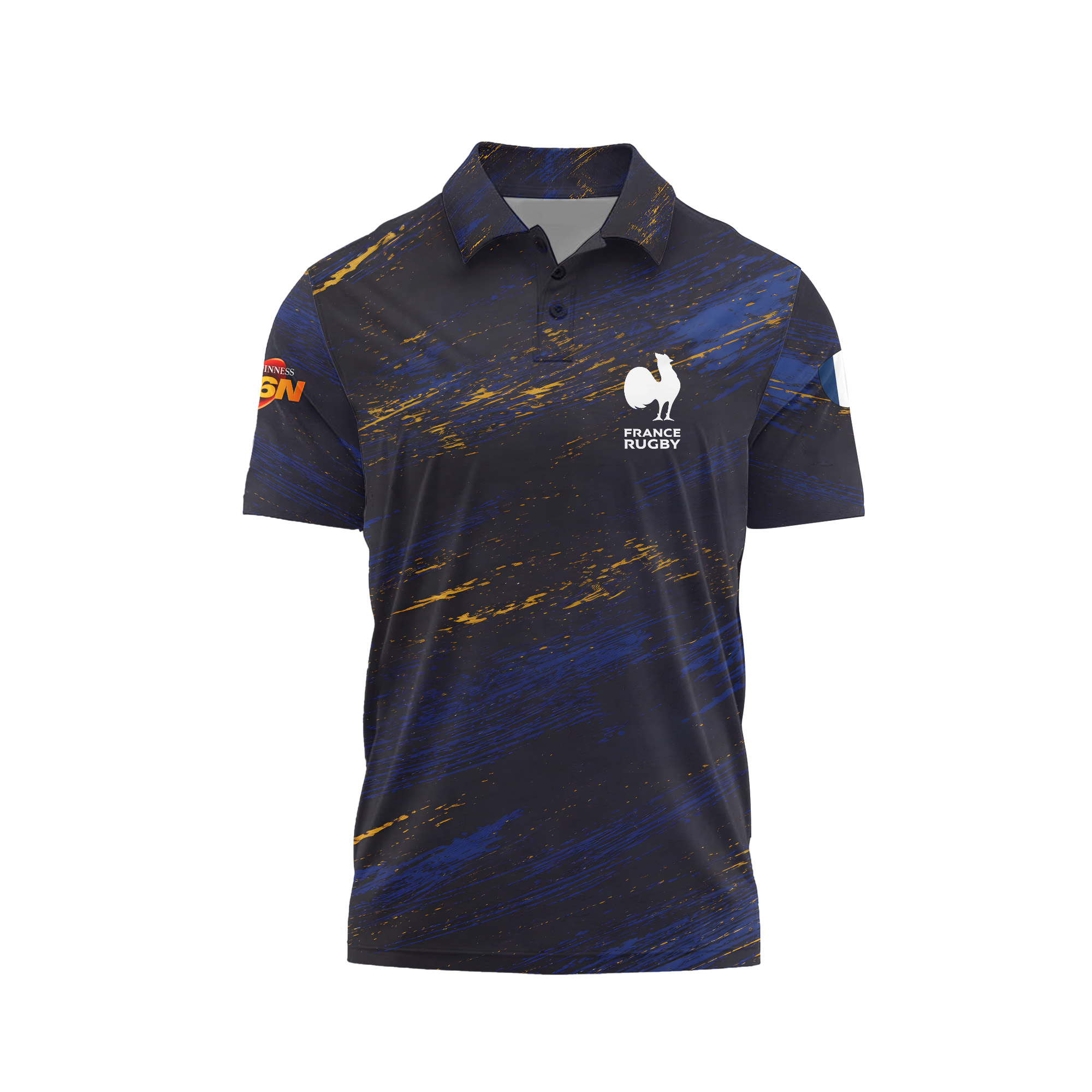 Équipe de France de Rugby à XV - Tournoi des Six Nations 2026 - Vêtements de Luxe MFR261 Polo – Image 3