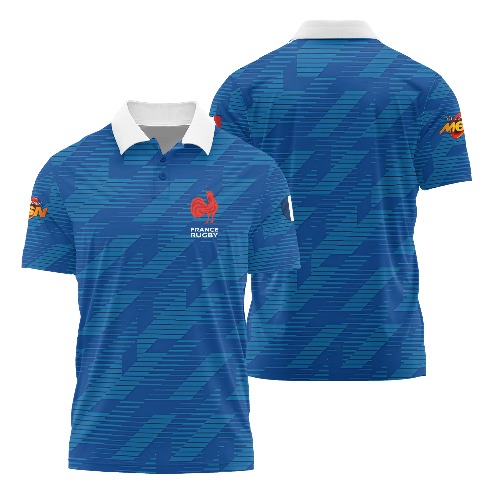 Équipe de France de Rugby à XV - Tournoi des Six Nations 2026 - Vêtements de Luxe MFR262 Polo