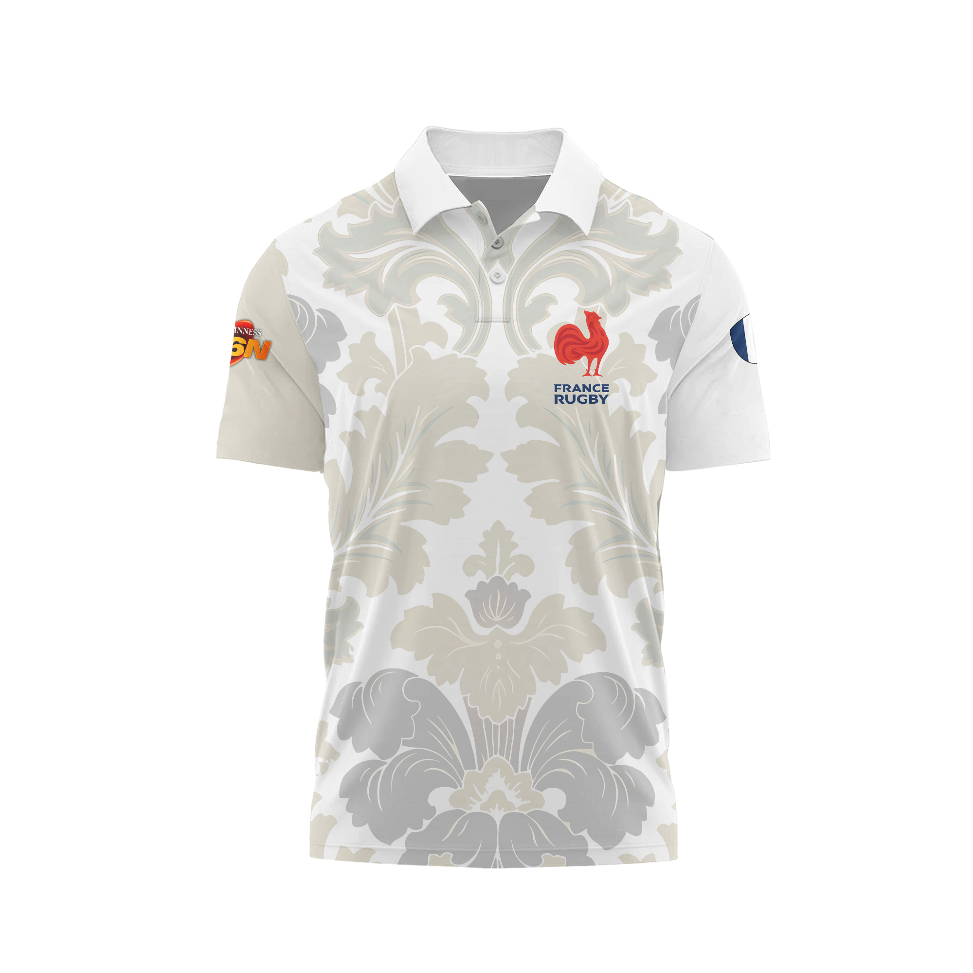 Équipe de France de Rugby à XV - Tournoi des Six Nations 2026 - Vêtements de Luxe MFR264 Polo – Image 3