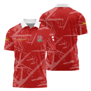 England Rugby Team – Six Nations Championship 2026 MUK263 Luxury Polo