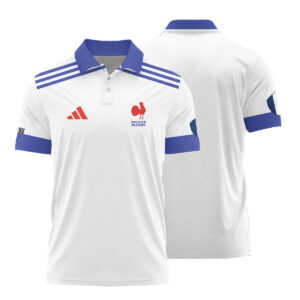 HSBC SVNS Bordeaux 2026 -Équipe de France de Rugby à XV 2026 - Vêtements de Luxe MFR102 Adidas Polo