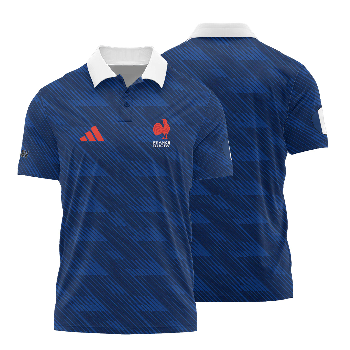 HSBC SVNS Bordeaux 2026 -Équipe de France de Rugby à XV 2026 - Vêtements de Luxe MFR104 Adidas Polo