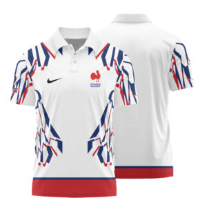 European Rugby Champions Cup -Équipe de France de Rugby à XV 2026 - Vêtements de Luxe MFR105 Nike Polo
