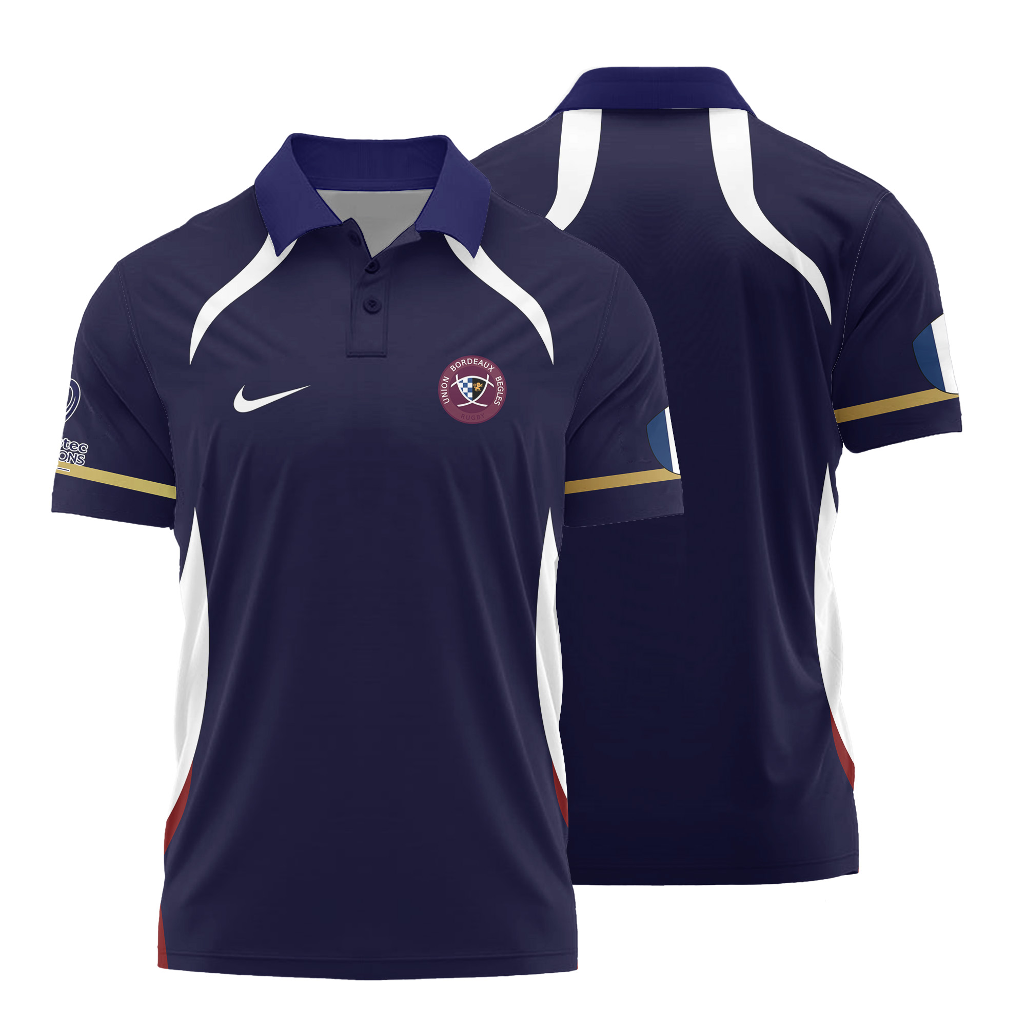 Union Bordeaux Bègles European Rugby Champions Cup 2026 Nike Polo – MFR109