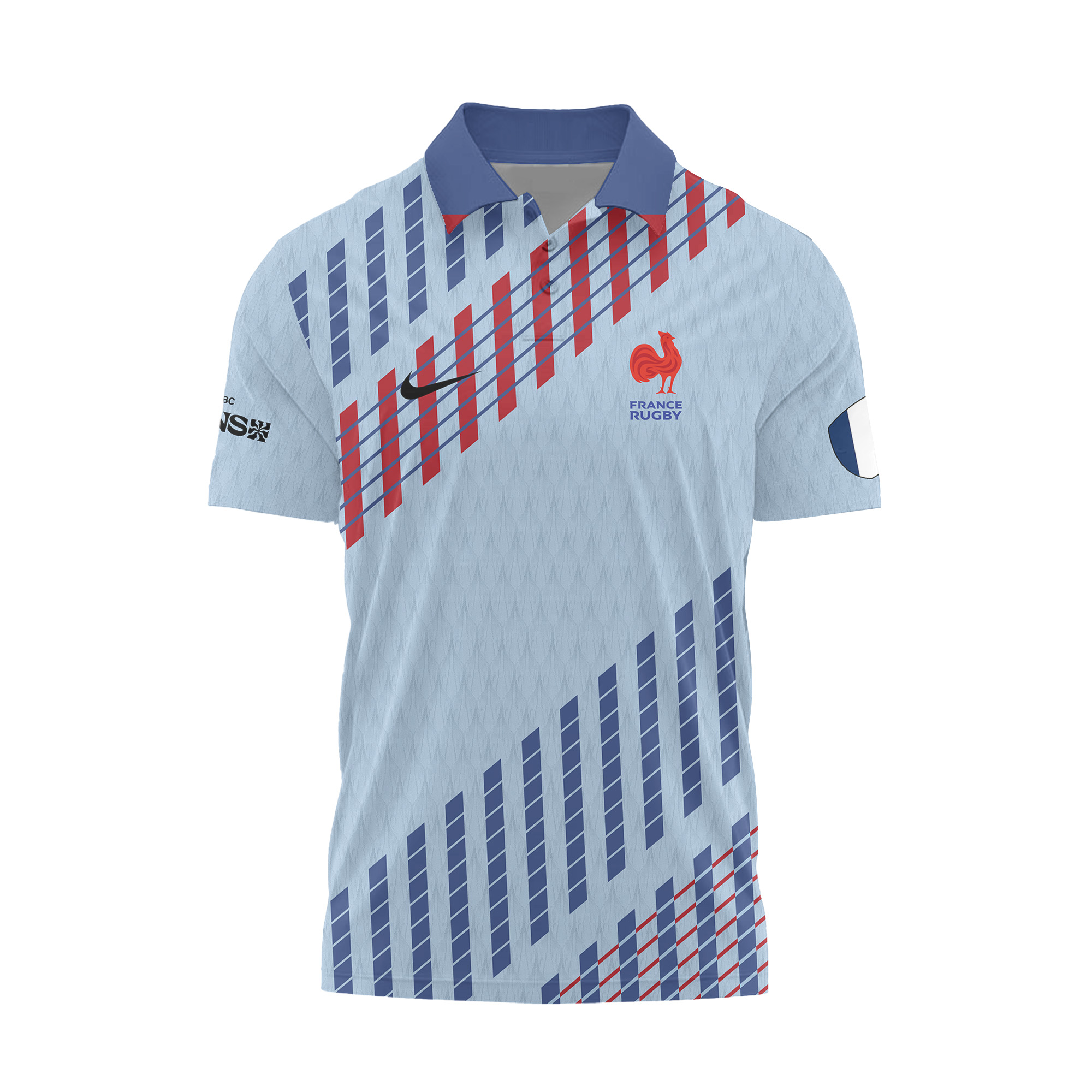 HSBC SVNS Bordeaux 2026 -Équipe de France de Rugby à XV 2026 - Vêtements de Luxe MFR103 Nike Polo – Image 2
