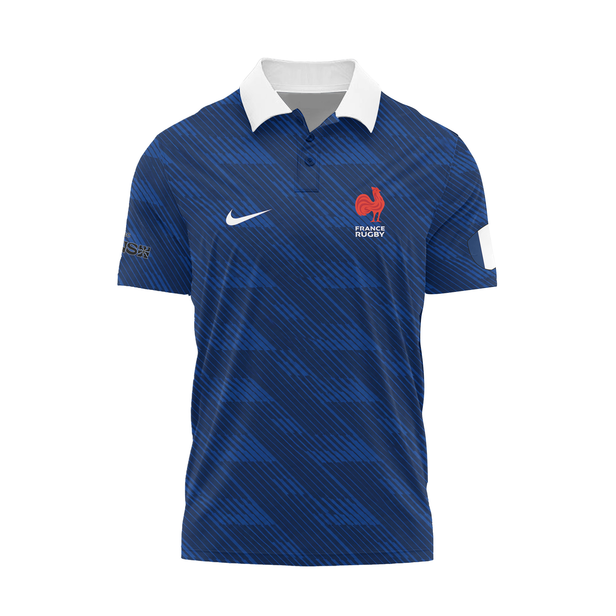 HSBC SVNS Bordeaux 2026 -Équipe de France de Rugby à XV 2026 - Vêtements de Luxe MFR104 Nike Polo – Image 3