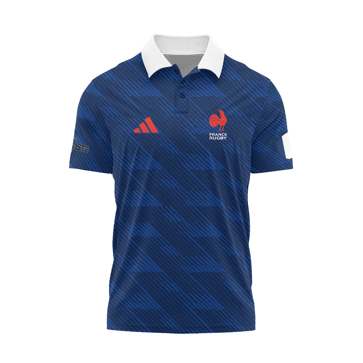 HSBC SVNS Bordeaux 2026 -Équipe de France de Rugby à XV 2026 - Vêtements de Luxe MFR104 Adidas Polo – Image 2