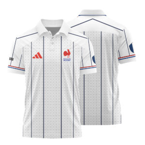 HSBC SVNS Bordeaux 2026 -Équipe de France de Rugby à XV 2026 - Vêtements de Luxe MFR107 Adidas Polo