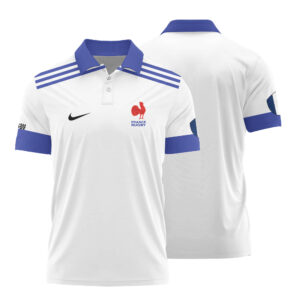 HSBC SVNS Bordeaux 2026 -Équipe de France de Rugby à XV 2026 - Vêtements de Luxe MFR102 Nike Polo