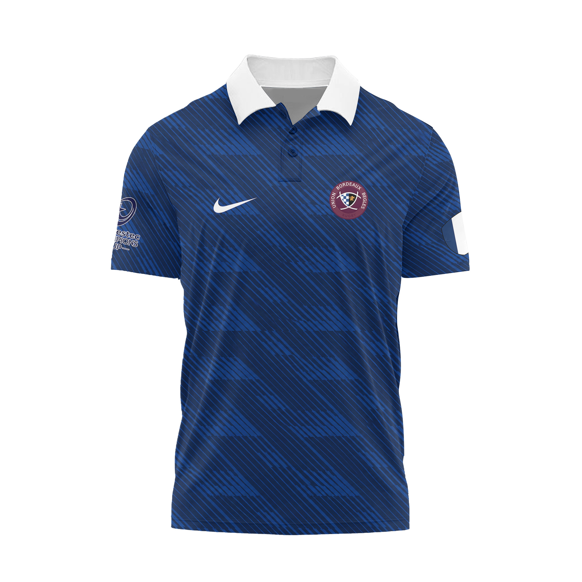 Union Bordeaux Bègles European Rugby Champions Cup 2026 Nike Polo – MFR104 – Image 3