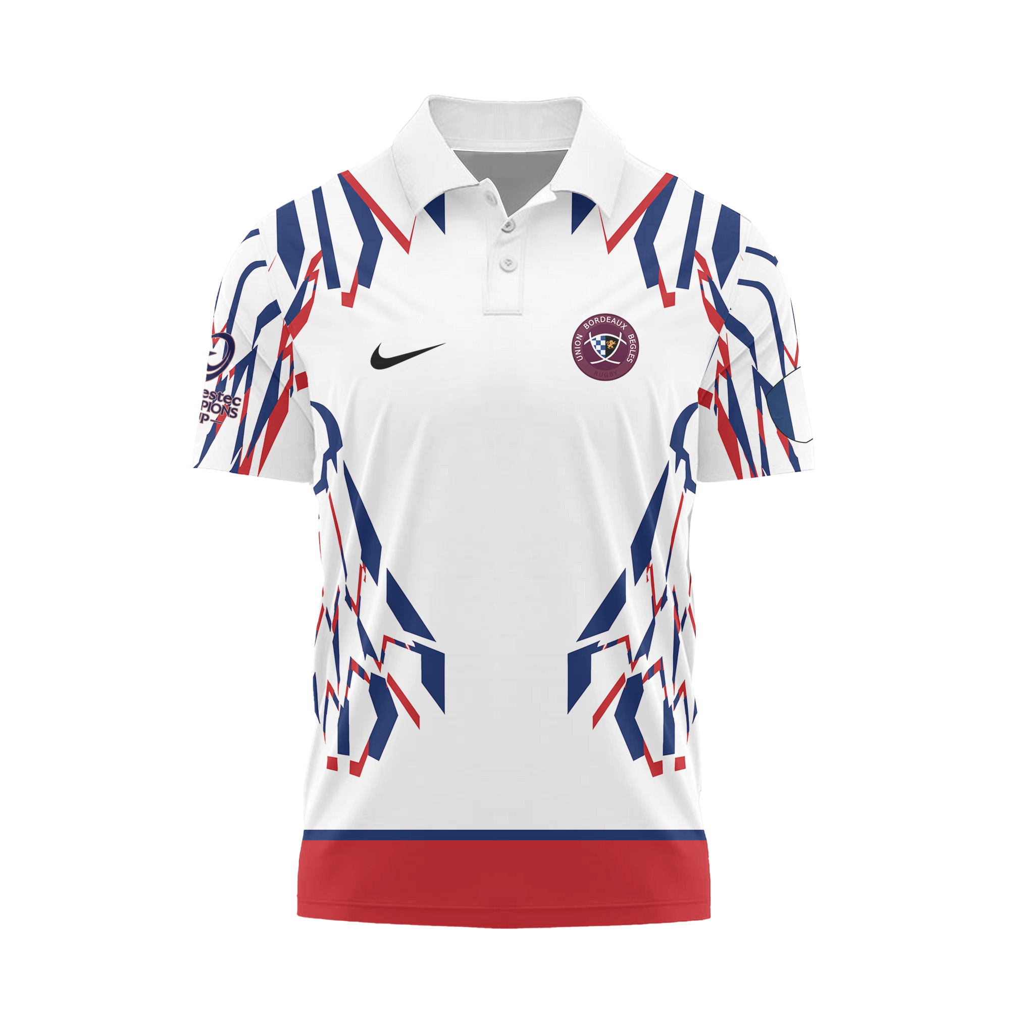 Union Bordeaux Bègles European Rugby Champions Cup 2026 Nike Polo – MFR105 – Image 3