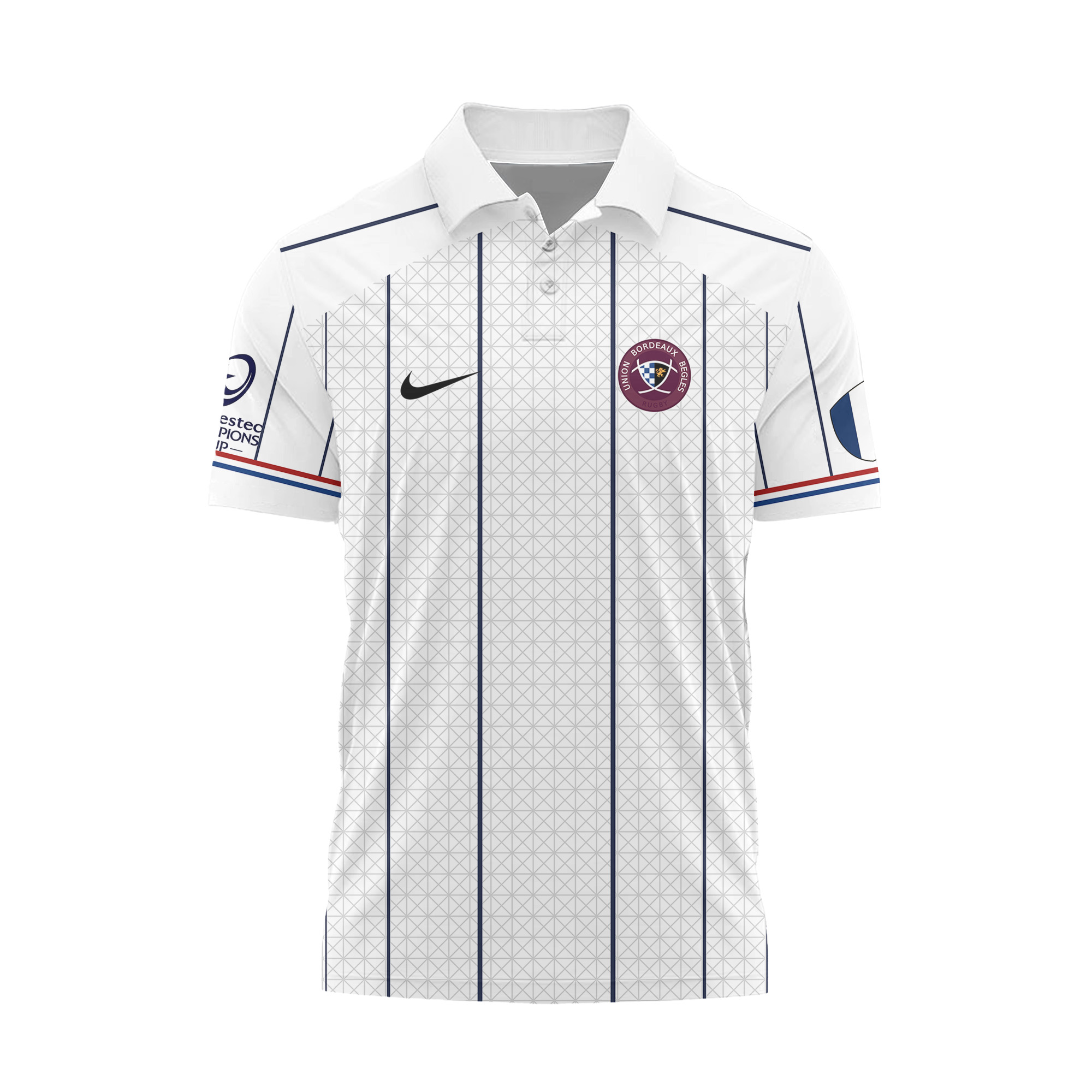 Union Bordeaux Bègles European Rugby Champions Cup 2026 Nike Polo – MFR107 – Image 2