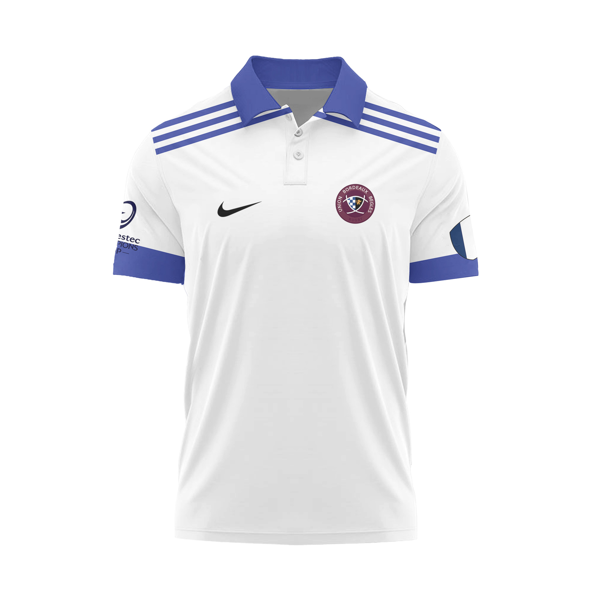 Union Bordeaux Bègles European Rugby Champions Cup 2026 Nike Polo – MFR102 – Image 2