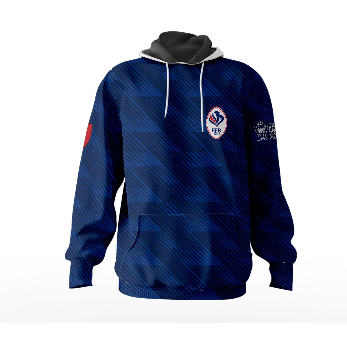 Sweat à capuche France Rugby à XIII - Coupe du Monde 2026 MFR104 – Image 2