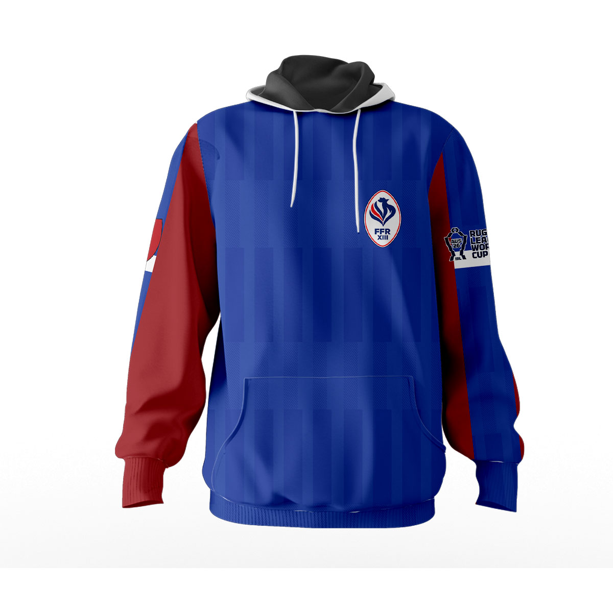 Sweat à capuche France Rugby à XIII - Coupe du Monde 2026 MFR110 – Image 2